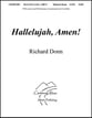 Hallelujah, Amen! (SATB) SATB choral sheet music cover